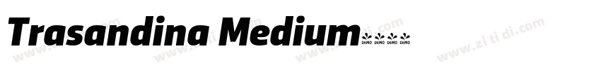 Trasandina Medium字体转换